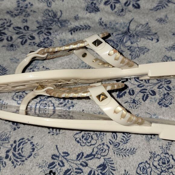 Jack Rogers Georgica Jelly Thong Sandals Women's Size 5 - Picture 4 of 10